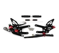 Footpegs For YZF R6 2017-2023 Motorcycle Adjustable Footrests Foot Peg Rest Rearsets Rear Set Aluminum