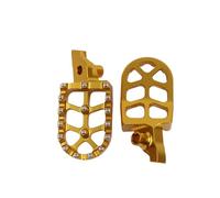 Footplate Pedals For Suzuki For RMZ250 For RMZ450 2005 2006 2007 2008 2009 Motorcycle Accessories Foot Pegs Foot Rests Footpeg Foot Pedals Rest Pedal(Gold)