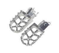 Footplate Pedals Motorcycle Foot Pegs Pedals Footrest Scooter Foot-Peg For CRF XR50 For CRF XR70 For CRF XR110 For M2R Rest Pedal(Silver)