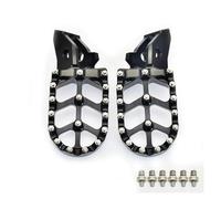 Footplate Pedals Motorcycle Foot Pegs Pedals Footrest Scooter Foot-Peg Wide Pedals Accessories For SurRon For UltraBee Rest Pedal(Black)