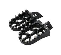 Footplate Pedals Motorcycle Foot Pegs Pedals Rests Footpegs Wide Pedals For Kawasaki For RM100 For KLX140 2017 2018 2019 2020 2021 2022 2023 Rest Pedal(Black)