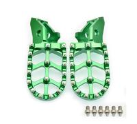 Footplate Pedals Motorcycle Footpeg Footboard Rear Footrest Foot Peg Rest Board Motorcycle Accessories For SurRon For UltraBee(Green)