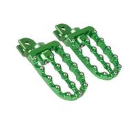 Footplate Pedals Motorcycle Footrest Foot Pegs Pedals Rests For KAWASAKI For KLR650 1987 1988 1989 1990 1991-2014 2015 2016 2017 2018 Rest Pedal(Green)
