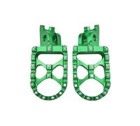 Footplate Pedals Motorcycle FootRest Footpegs Foot Pegs Pedals For Kawasaki For KX250F For KX450F For KX250X For KX450X For KLX450R 2021 2022 2023 Rest Pedal(Green)