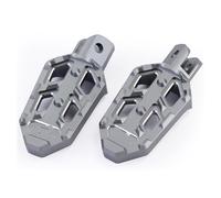 Footplate Pedals Motorcycle Front Foot Rests Footpegs Extender Pedal For KAWASAKI For Ninja 400 650 For ZX-25R For Z400 For Z900 For ZX4RR(Front pedal B blue)