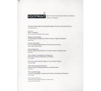Footprint 29 - The Architecture of Populism: Media, Politics, and Aesthetics (Footprint Journal, 29)