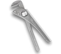 Footprint Adjustable Pipe Wrench - 7 Inch Heavy Duty Strong and Rigid Drop Forged High Carbon Steel Pipe Grips/Spanner. Essential Plumbing Tools Ideal for Plumbers and Heating Engineers.