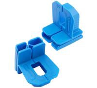 Footprint Corner Blocks Pack of 2 - Essential Bricklaying Tools. Viewing Window to See Line. Tough Engineer Grade Plastic