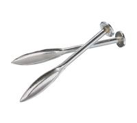 Footprint Line Pins Bricklaying Tools - Set of 2 6 ¼” (160mm) Heavy Duty Pegs fo