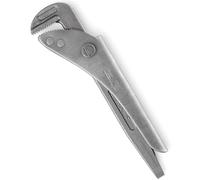 Footprint Original Adjustable Pipe Wrench - 9 Inch/225mm Heavy Duty Strong and Rigid Drop Forged High Carbon Steel Pipe Grips/Spanner. Essential Plumbing Tools. for Plumbers and Heating Engineers.