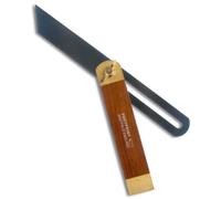 Footprint Tools 7.5"/190mm Sliding Bevel - Anti-Rust Chemically Blued Hardened Steel Blade. Rosewood Stock for Durability. Brass fittings for longevity. Check Angles/mark joints in Woodwork Carpentry.