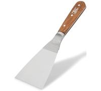 Footprint Wallpaper Scraper Heavy Duty - 75mm/3” Durable Stripping Knife Decorators Tools for Removal of Paper, Paint, Varnish, Grout and Putty. Flexible Tempered Steel Blade. Hardwood Handle.