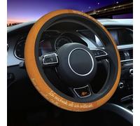 Footprints in The Sand Poem.Webp Steering Wheel Cover Universal 15 Inch Sports Style Elastic Breathable Comforts Car Steering Wheel Accessories