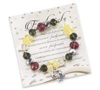 Footprints | Nature Shades | Christian Faith Bracelet | Little Gift