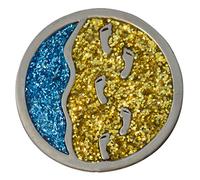 Footprints - Pocket Token - Angel - 1.25" Metal Coin - Inspirational Gift - in Memory Protect