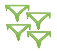 Footrest - ABS 10x5x5Cm | 4-Piece Triangle Painting Holder Pouring Art Accessories for Artists in Home, Classroom, School, Studio and E