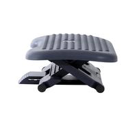 Footrest Adjustable Height & Angle Tilting Platform Home Office Foot Rest