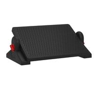Footrest Black Office Ottoman Small Footstool Tilt Angle Adjustable vidaXL