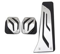 Footrest Brake Pedal,Fuel Brake Pedals Pedal Fit Ues For BMW 1 2 3 4 Series F20 F21 F22 F30 F31 F32 F36 Fuel Gas Brake Clutch Foot Rest Pedal Pad Cover Replace(3PCS MT)