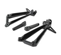 Footrest Folding Boards Compatible With MT03 2020 2021 2022 2023 2024 1 Pair Motorcycle Aluminum Rear Left Right Passenger FootPeg Footrest Bracket Set