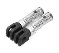 Footrest Foot Pegs For KAWASAKI For Z900 For Z650 1000 400 For NINJA For H2 ZX-12R/14R Motorcycle Footrests Accessories(Silver)