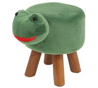 Footrest Footstool Ottoman Chair Room Animal Chair Kindergarten Cartoon Chair Hallway Unique Shoe Changing Stool 100KG (Color : Frog, Size : 28 * 36cm)