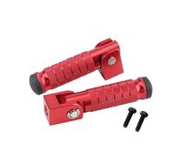 FootRest For M8 Screw Motorcycle Rear Footrest Pedal Modification Aluminium Alloy Foldable Footpegs Off For Road Vehicle Bicycle Universal