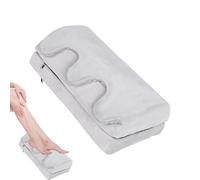 Footrest for Under Desk, Height-Adjustable Leg Rest with Support Cushion, Under Table Stool with Integrated Heat Bag - For Bed, Bedroom, Workplace, Home, Study Room