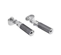 Footrest Pedals 22mm-38mm Motorcycle Highway Pegs Crash Bar Clamp Mount Engine Guard Foot Pegs Footrest For For Sportster For XL For Softail For Chopper