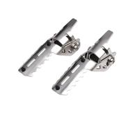 Footrest Pedals Motorcycle Accessories Front Foot Pegs Rests Footrests Clamps Footpegs Pad For Valico DS525X DS 525X 525DSX 525 DSX