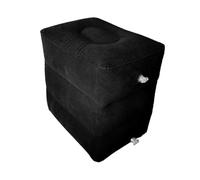 Footrest Pillow Office Airplane Train Black Camping Inflatable Foot Rest Mat