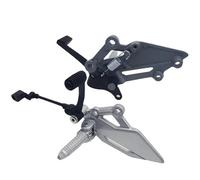 Footrest Rest Pedal 2x Motorcycle Shift Lever Frontset Foot Peg Bracket Footrest Pedal Shifter Racing/Fit For KAWASAKI NINJA 300/250/R Z250 Z300 EX250(Titanium)
