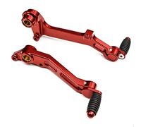 Footrest Rest Pedal/Fit For Ducati Multistrada 1200 Enduro 2016-2018 / Multistrada 950 2017-2018 Motorcycle Rear Brake Gear Shift Shifter Shifting Lever(RED)