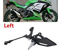 Footrest Rest Pedal Foot Peg Bracket Brake Pedal Lever Assembly/Fit For Kawasaki For Ex 250r For Ninja250r 2008-2016 For Ninja300 2013-2017 Left Right(Front Left)