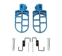 Footrest Rest Pedal Motorcycle Foot Pegs Foot Rests Footpegs/Fit For Suzuki DL650 V-Strom 2004-2012 / Fit For Yamaha PW50 PW80 TW200 PW 50 80 TW 200 Motorbike(Blue)