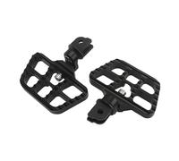 Footrest Rest Pedal Motorcycle Front Footrest Adjustable Wide Floorboards Rotatable Rider Footboard Foot Rest Pedal/Fit For Pan America 1250 RA1250(Black)