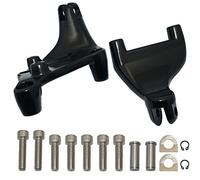 Footrest Rest Pedal Rear Passenger Foot Pegs Mount/Fit For Harley Sportster Iron 883 1200 XL Forty-Eight SuperLow 2014-2022 Motorcycle Black Pedal(Style B)