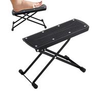 Footrest Stool - Metal, 9.84in Pedicure Stand Stool Durable Design | Adjustable Pedicure Foot Rest, Nail Tech Stooll for Salon Use, Home, Guitar Playing, Relaxation, Comfort Support
