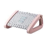 Footrest Under Desk - Desk Foot Rest | Underdesk Foot Stool | 6 Heights Adjustable Foot Rest | Feet Pedal Under The Workbench | Ergonomic Tilted Foot Stool with Massage Texture and Rolleror
