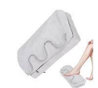 Footrest Under the Desk, Height-Adjustable Leg Rest with Support Cushion, Desk Stool with Heat Compartment, for Bed, Bedroom, Workplace, Home, Study Room