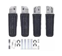 Footrests Foot Pegs 1Pair Aluminum Alloy Anti-Skid Black CNC Folding Foot Pegs Pedal Rest Front and Rear Footpegs Footrest For Y&AMAHA For FZ6N