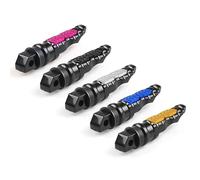 Footrests Foot Pegs Practical Aluminum Motorcycle Rear Passenger Foot Pegs Pedals Footrest Scooter Foot-Peg Motorbike Pedal Modification 2pcs /set
