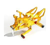 Footrests Motorcycle Footrest Footpeg Pedal Foot Peg Rearset Rear Set Rest For DUCATI For Panigale V4 V4S V4R 2018-2021 2022 2023(GOLD)