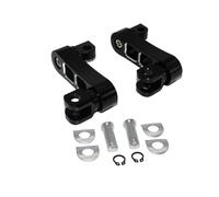 Footrests Pedals 2xMotorcycle Adjustable Passenger Foot Pegs Mount Kit Highway Peg Clamp Extensions Bracket For Dyna For Sportster XL