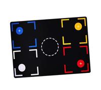 Footstep Training Mat Nonslip Dribble Sports Auxiliaries Props Basketball Dribble Control Training Mat Basketball Control Soundproof for Youth Indoor