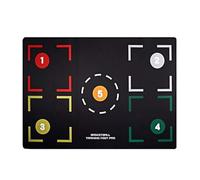 Footstep Training Mat Nonslip Dribble Sports Auxiliaries Props Basketball Dribble Control Training Mat Basketball Control Soundproof for Youth Indoor