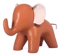 Footstool Animal Elephant Footstool, Comfortable Microfiber Leather Ottoman for Home Decoration and Living Room, Functional Shoe Changing Stool