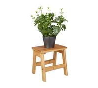 Footstool Bamboo Step Stool Children's Seat Rustic Foot Bench Lightweight