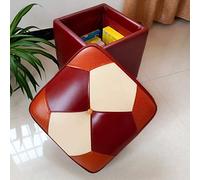 Footstool Foot Stool Ottoman Storage Stool Box Stool Leather Upholstered Cube Pouf Ottoman,pouffe Footstool Solid Wood Leather Living Room Coffee Table Small Bench Home Decor Chair