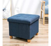 Footstool Foot Stool Storage Boxes Ottoman Adults Foot Stool Rest Foldable Footstools Pouffes Multifunction Stools Chair For Living Room Bedroom Home Decor Chair
